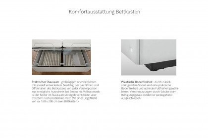 Uno-Due von Ruf Betten - Polsterbett KTM hellbraun ca. 90 x 200 cm