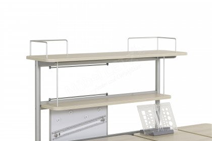 Winner Split von moll - Schreibtisch höhenverstellbar mit Flex Deck Multifunktions-Wand