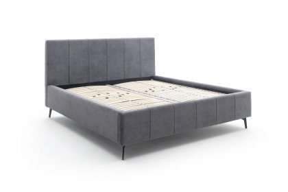 Lizzano von Meise Möbel - Polsterbett anthrazit mit Bettkasten