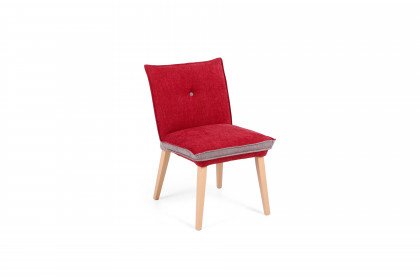 Genua von Standard Furniture - Polsterstuhl in Buche/ Red