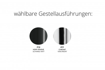 Academy von connubia by calligaris - Armlehnenstuhl in Taubengrau/ Schwarz