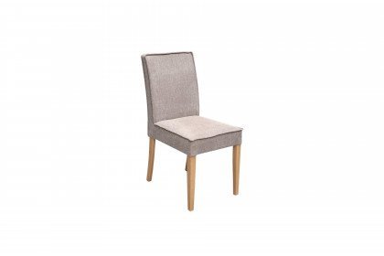 Amadora von Standard Furniture - Polsterstuhl grau/ Eiche