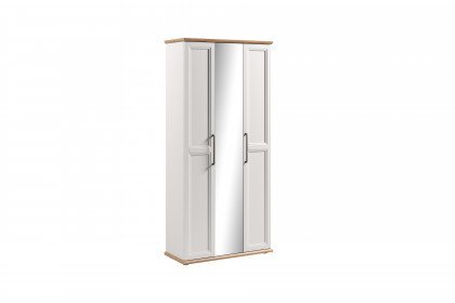 Villo von Maja Möbel - Garderobenschrank in Weiß matt/ Asteiche
