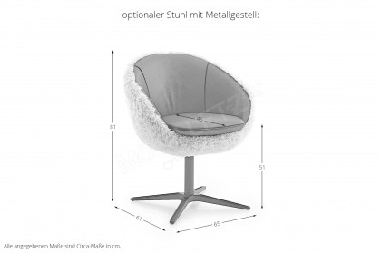 KOINOR T1034 - Esszimmertisch in Wildnuss