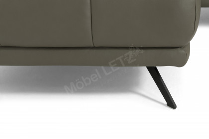 PN-IN20041 von Polinova - Ledersofa olive 2. Wahl