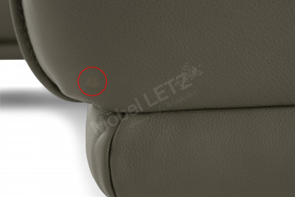 PN-IN20041 von Polinova - Ledersofa olive 2. Wahl