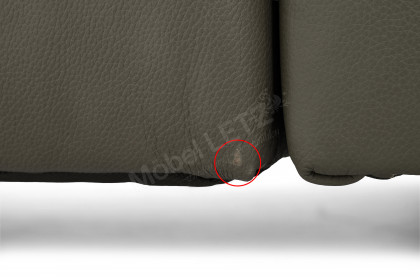 PN-IN20041 von Polinova - Ledersofa olive 2. Wahl