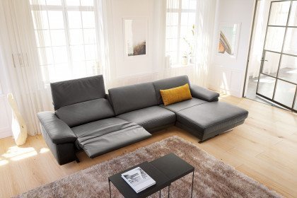 KOINOR Living Plus - Ledersofa rechts navajo