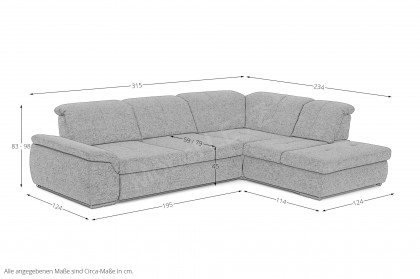 MP-IN16037 von Megapol - Ecksofa anthrazit