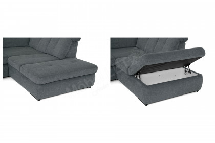 MP-IN16037 von Megapol - Ecksofa anthrazit