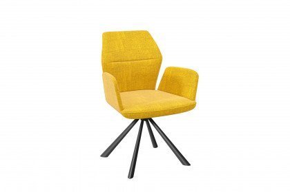 Helion von Akante - Stuhl in Gelb & Schwarz