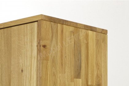 Mido von SKALIK - Kleiderschrank Eiche mit 2 Schubladen & 2 Türen