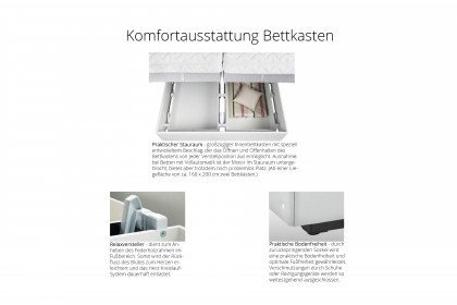 Composium von Ruf Betten - Boxspringbett KTX in Eisblau