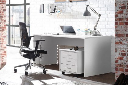 Optimus von BEGA Consult - Schreibtisch weiß ca. 106 cm breit