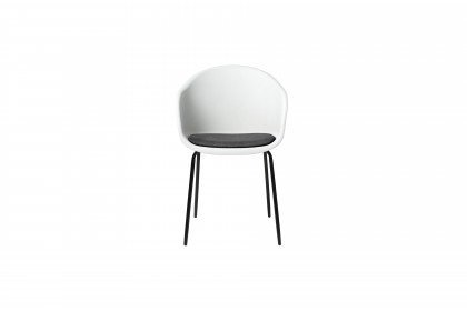 Topley von Skandinavische Möbel - Stuhl in Weiß