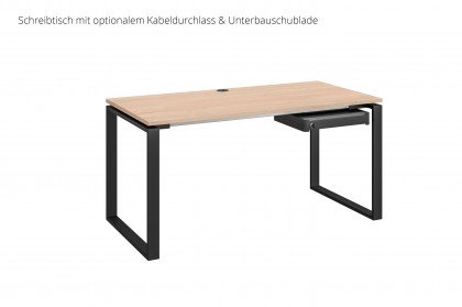 cocoon by rb 305 von Röhr-Bush - Schreibtisch mit Kufengestell