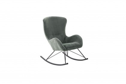 Oriolo von MCA - Stuhl mit Feinflorbezug in Graugrün