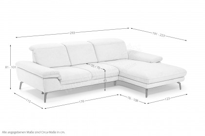 MP-IN22025 von Megapol - Ecksofa natur