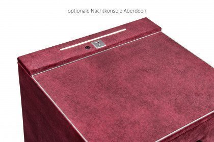 Aberdeen von LIV`IN - Boxspringbett 180 burgund