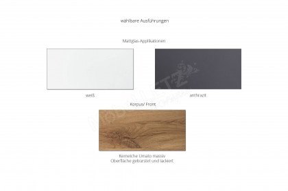 Caya von Hartmann - Wohnwand 60 W Kerneiche/ weiß