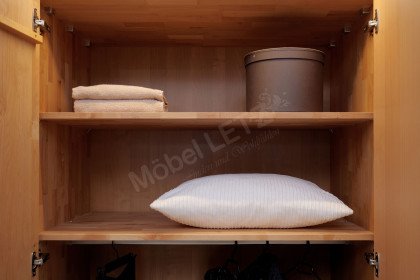 WSM 4400 von Wöstmann - Schlafzimmer mit Beleuchtung und Schrankeinteilung