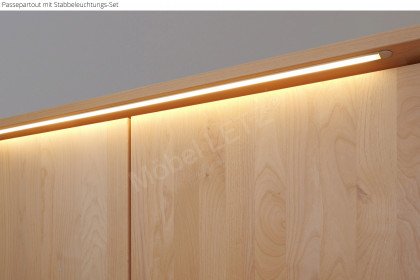 WSM 4400 von Wöstmann - Schlafzimmer mit Beleuchtung und Schrankeinteilung