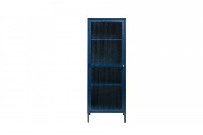 Bronco von Skandinavische Möbel - Vitrine in Blau mit einer Tür