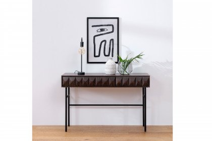 Latina von Skandinavische Möbel - Konsole schwarz