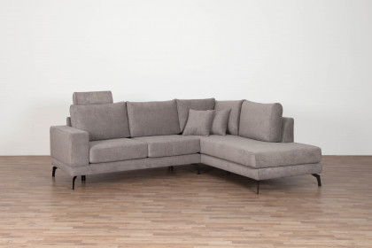 Davos von Grant Factory - Ecksofa rechts grau