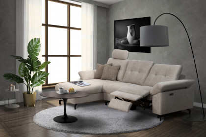 Bergen von Grant Factory - Polsterecke links beige