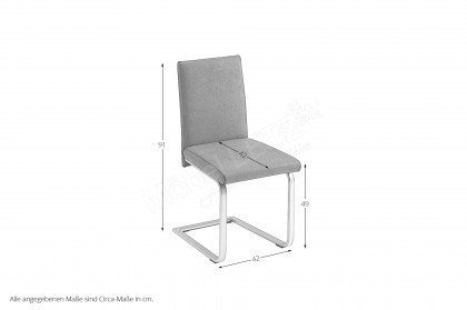 Elimo von vito - Stuhl in Grau
