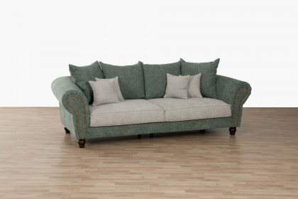 Carlos von Matex - Big-Sofa silver-grün