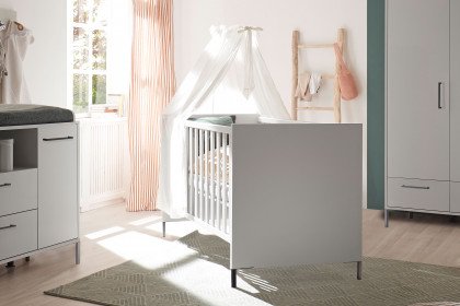 Olaf von Mäusbacher - Babyzimmer-Set modern kreidegrau matt