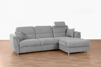 Deva von Matex - Ecksofa rechts grau