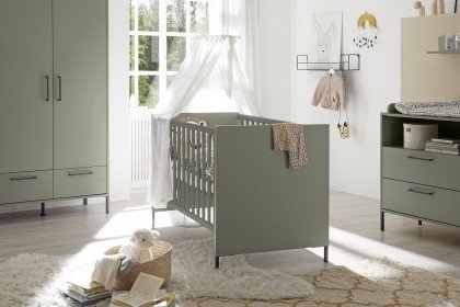 Ole von Mäusbacher - moderne Babyzimmer-Einrichtung pine green matt