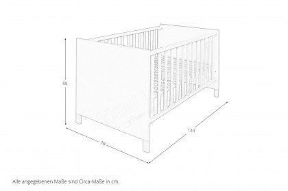 Olivia von Mäusbacher - Babyzimmer-Einrichtung 3-teilig grau matt - Eiche