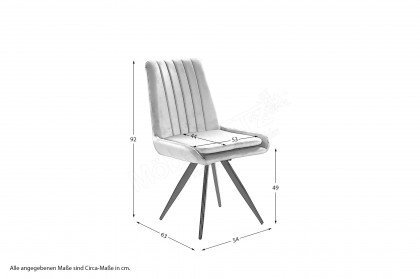 Gero von Pro.Com - Stuhl mit Metallgestell