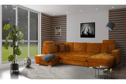 Nancy-LE19 von Matex - Sofalandschaft links gelb