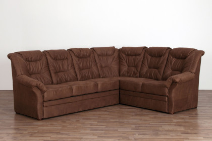 Nelson-LE18 von Matex - Ecksofa Variante rechts braun