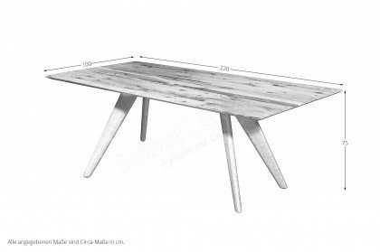Esstisch Volano von Sprenger Möbel - Tisch aus Nussbaum