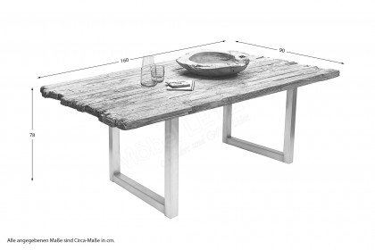 Tops & Tables von SIT Möbel - Esstisch mit U-Gestell