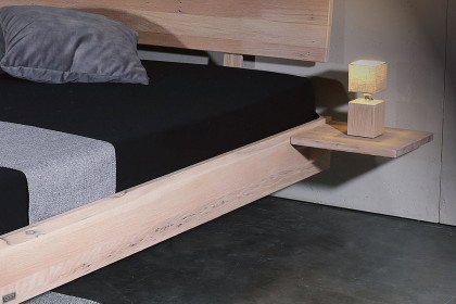 Slim von Sprenger Möbel - Doppelbett aus Holz Sumpfeiche weiß geölt
