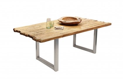 Tops & Tables von SIT Möbel - Esstisch mit silberfarbenem U-Gestell