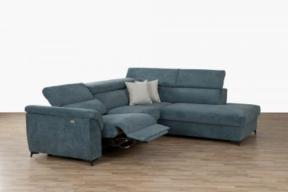 Bahia von Matex - Eckcouch Ausführung rechts blau