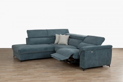 Bahia von Matex - Eckcouch Ausführung links blau