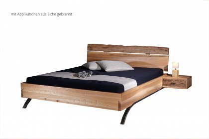 Arcobello Bett von Sprenger Möbel - Doppelbett Holz aus Sumpfeiche geölt