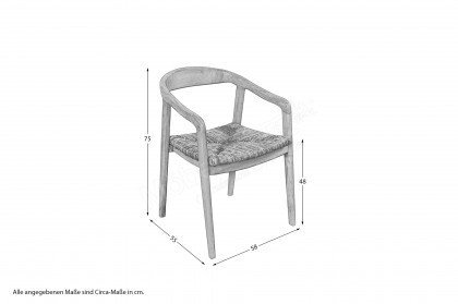 02464 von SIT Möbel - Stuhl aus recyceltem Holz