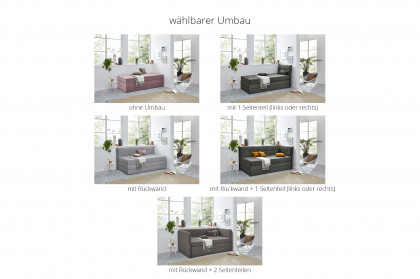 Velvet von HAPO - Boxspringliege anthrazit