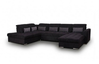 Delta-LE23 von Matex - Wohnlandschaft links stahl