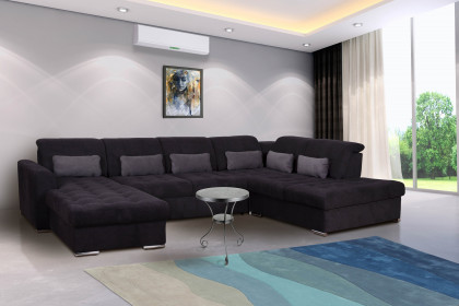 Delta-LE23 von Matex - Wohnlandschaft rechts stahl